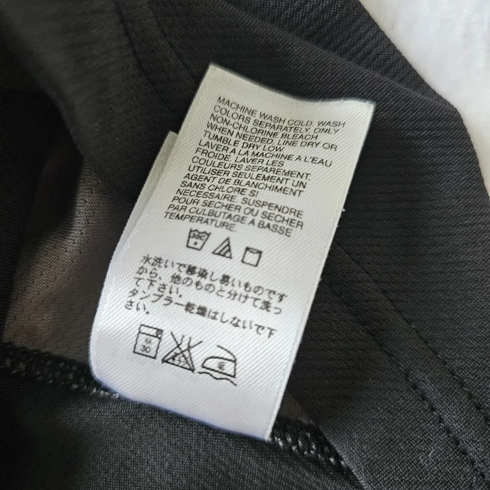 Mens M North Face VaporWick T-Shirt BlackGray Athletic‎ Performance Quick Dry